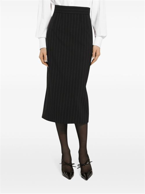 Pinstripe midi skirt DOLCE & GABBANA | F4CS8TFRBDKS8051